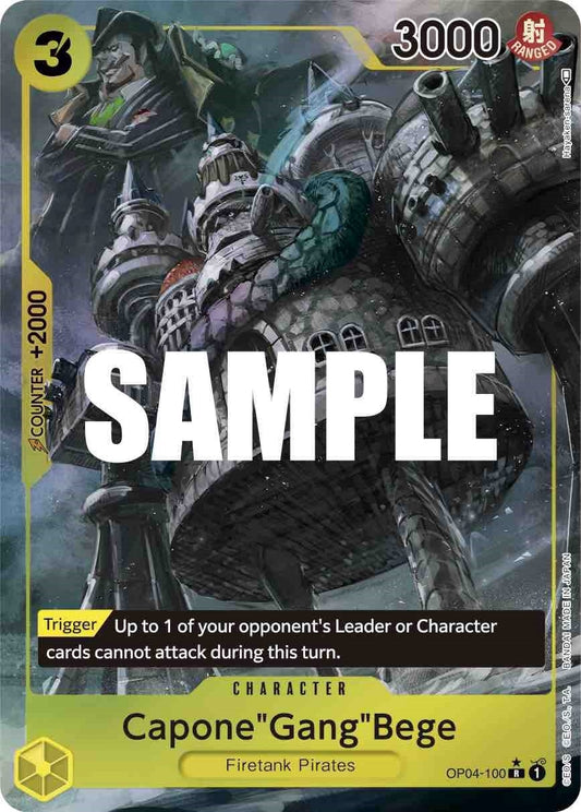 Image for Capone"Gang"Bege (Alternate Art) (OP04-100) - One Piece Card Game