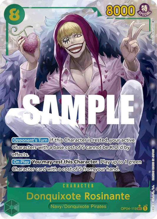 Image for Donquixote Rosinante (Alternate Art) (OP04-119) - One Piece Card Game