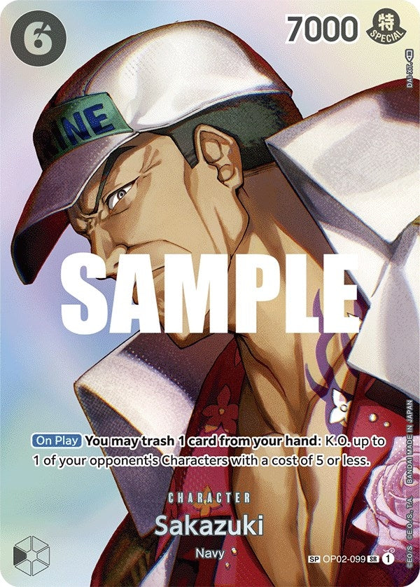 Image for Sakazuki (SP) (OP02-099) - One Piece Card Game