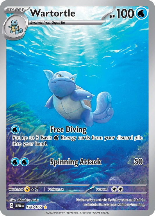 Image for Wartortle (171/165) (MEW) - Pokemon