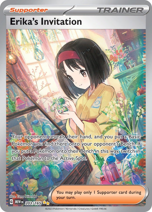 Image for Erika's Invitation (203/165) - Pokemon