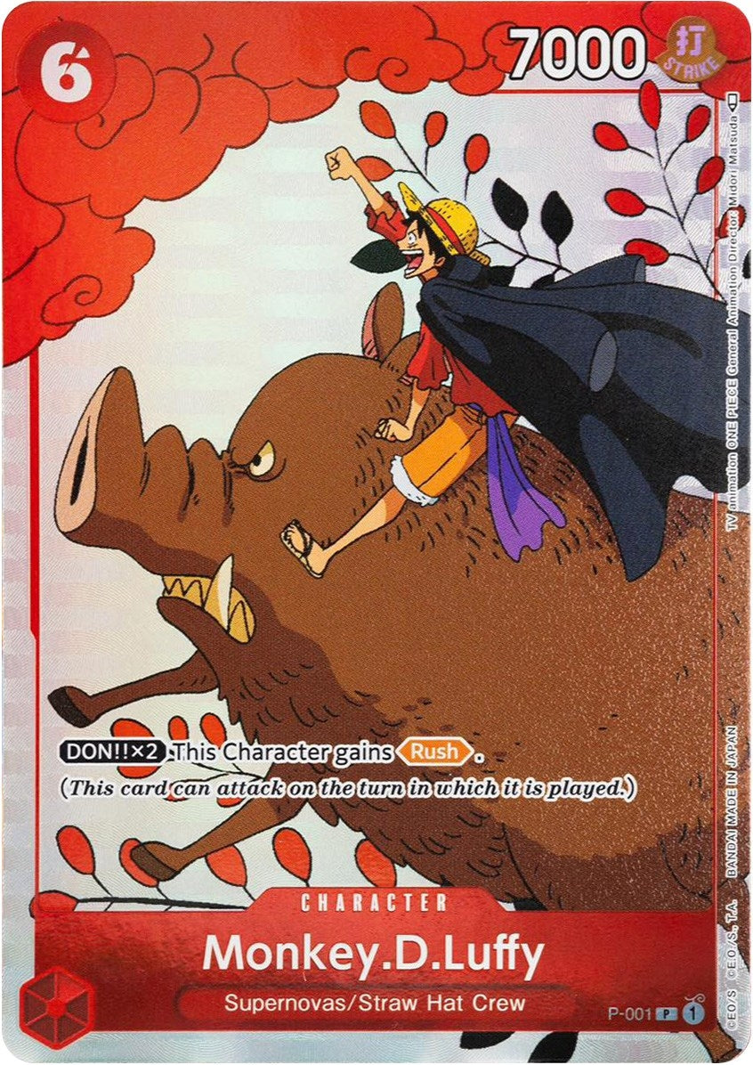 Image for Monkey.D.Luffy (Gift Collection 2023) (P-001) - One Piece Card Game