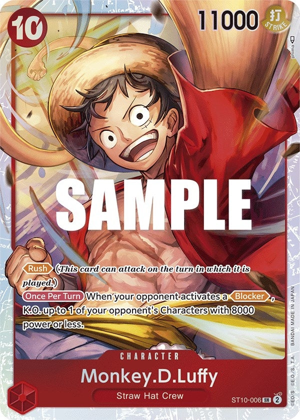 Image for Monkey.D.Luffy (006) (ST10-006) (ST-10) - One Piece Card Game