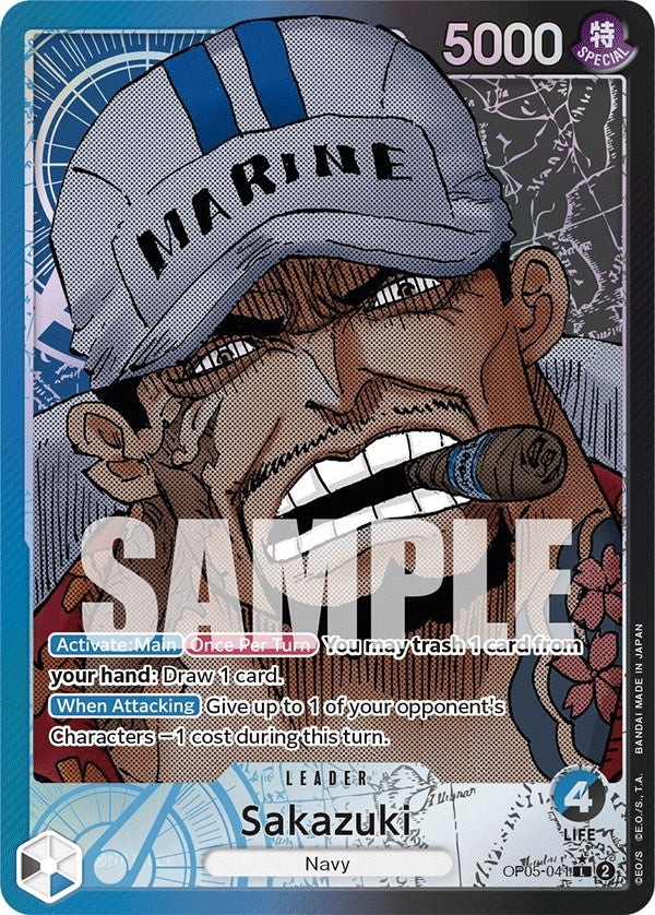 Image for Sakazuki (Alternate Art) (OP05-041) - One Piece Card Game