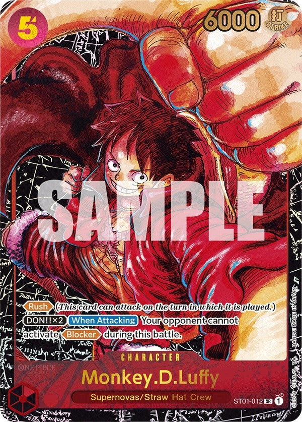 Image for Monkey.D.Luffy (012) (Alternate Art) (ST01-012) - One Piece Card Game