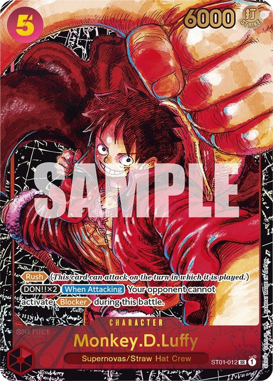 Image for Monkey.D.Luffy (012) (Alternate Art) (ST01-012) - One Piece Card Game