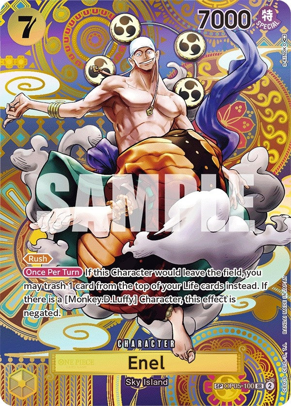 Image for Enel (100) (SP) (OP05-100) - One Piece Card Game