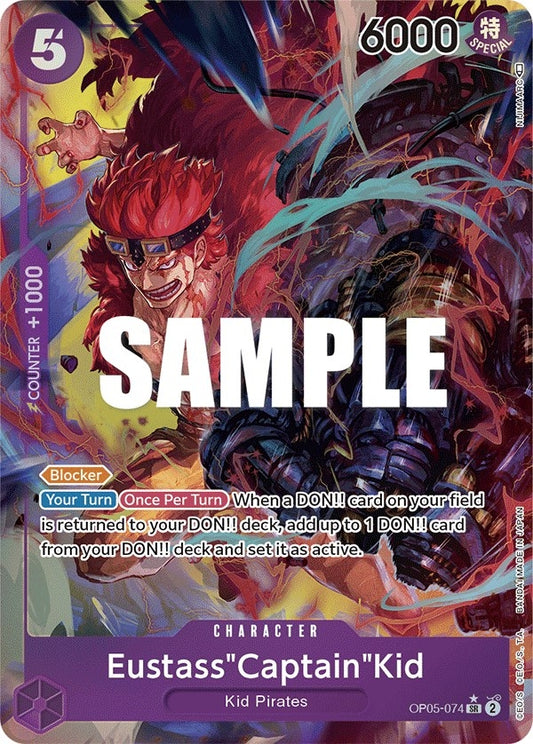 Image for Eustass"Captain"Kid (Alternate Art) (OP05-074) - One Piece Card Game