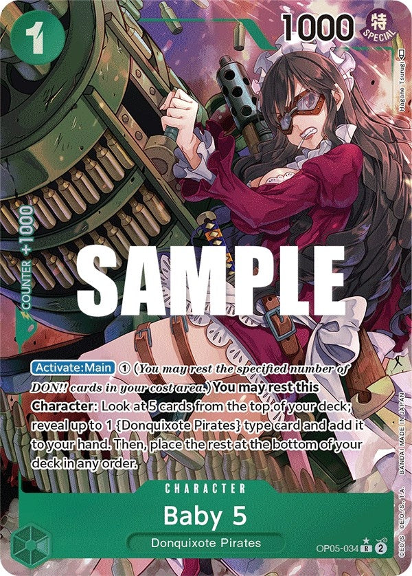 Image for Baby 5 (034) (Alternate Art) (OP05-034) - One Piece Card Game