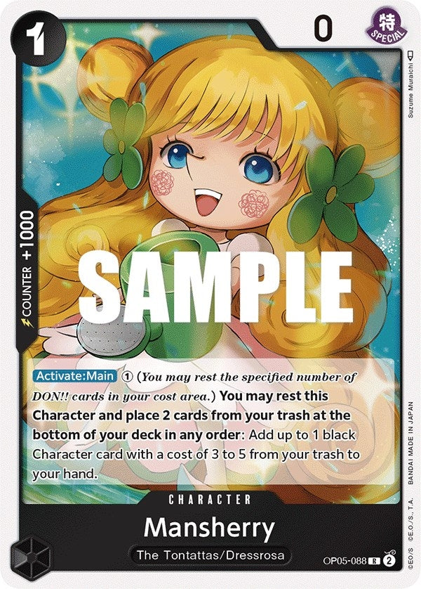 Image for Mansherry (OP05-088) - One Piece Card Game