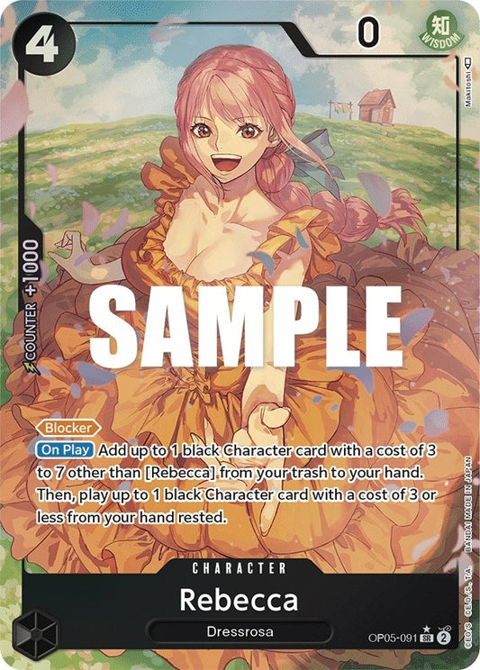 Image for Rebecca (Alternate Art) (OP05-091) - One Piece Card Game