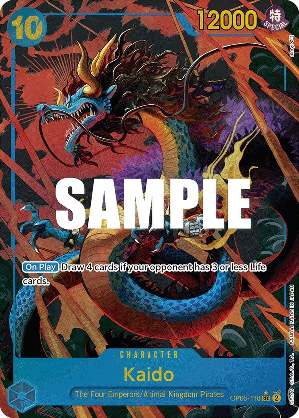 Image for Kaido (118) (Alternate Art) (OP05-118) - One Piece Card Game