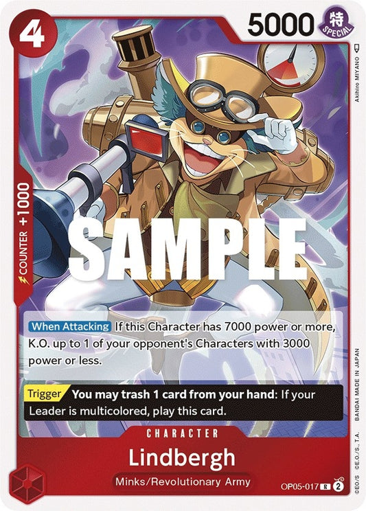 Image for Lindbergh (OP05-017) - One Piece Card Game