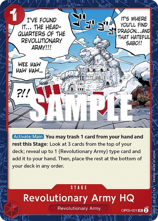 Image for Revolutionary Army HQ (OP05-021) - One Piece Card Game