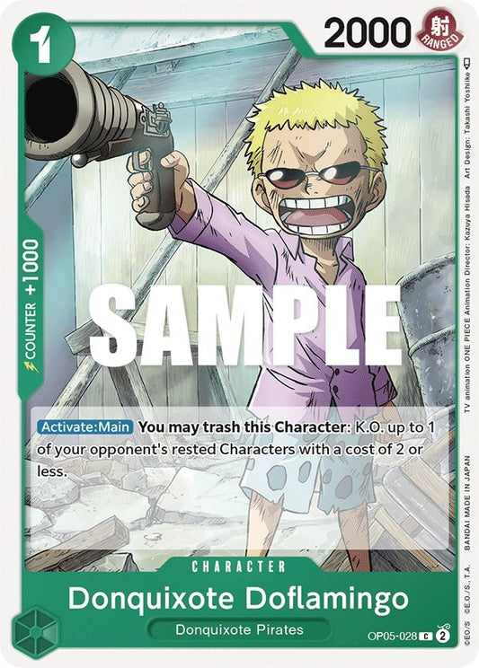 Image for Donquixote Doflamingo (028) (OP05-028) - One Piece Card Game