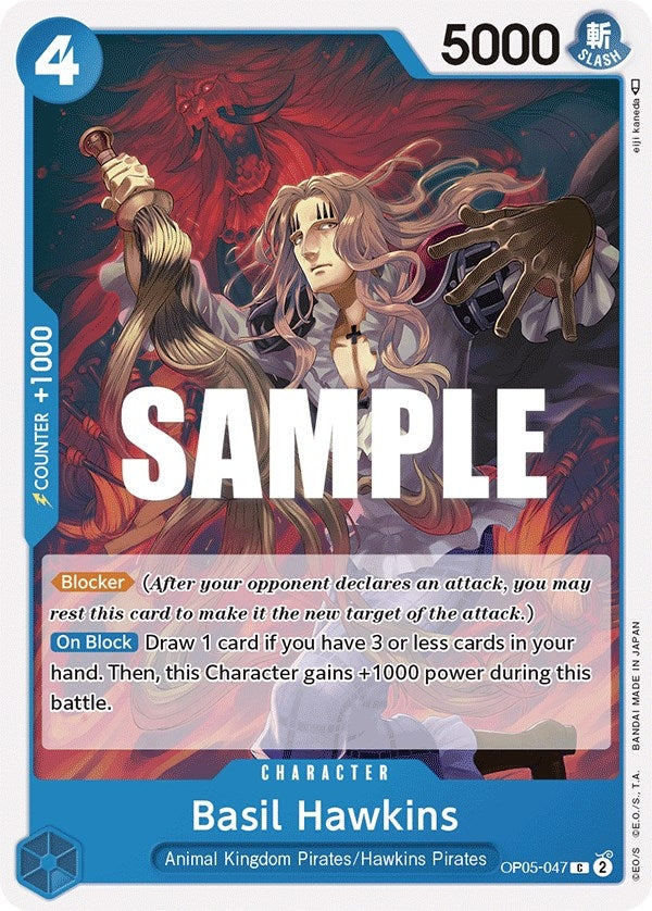 Image for Basil Hawkins (OP05-047) - One Piece Card Game