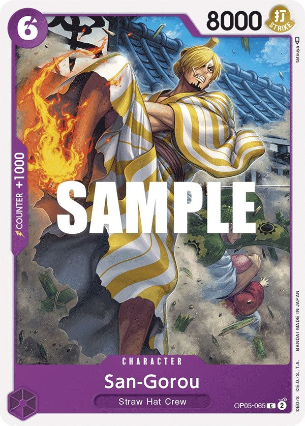 Image for San-Gorou (OP05-065) - One Piece Card Game