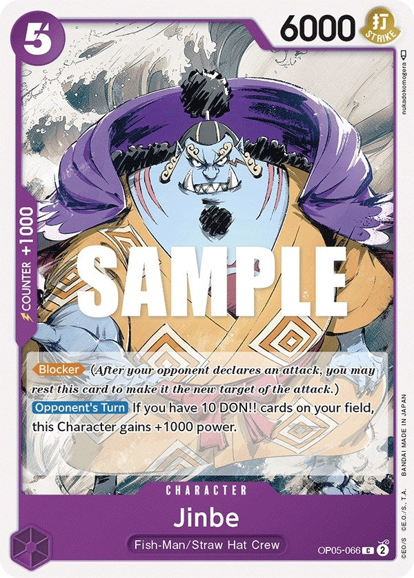 Image for Jinbe (OP05-066) - One Piece Card Game