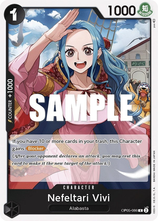 Image for Nefeltari Vivi (OP05-086) - One Piece Card Game