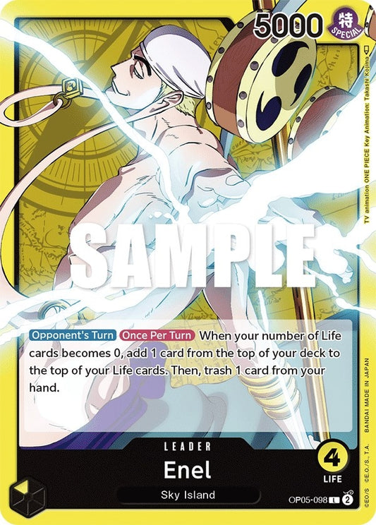 Image for Enel (098) (OP05-098) - One Piece Card Game