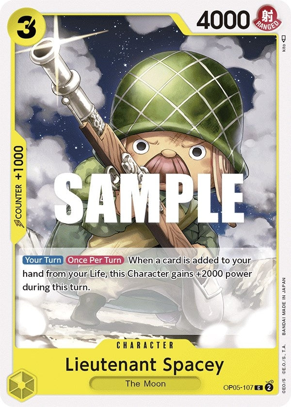 Image for Lieutenant Spacey (OP05-107) - One Piece Card Game
