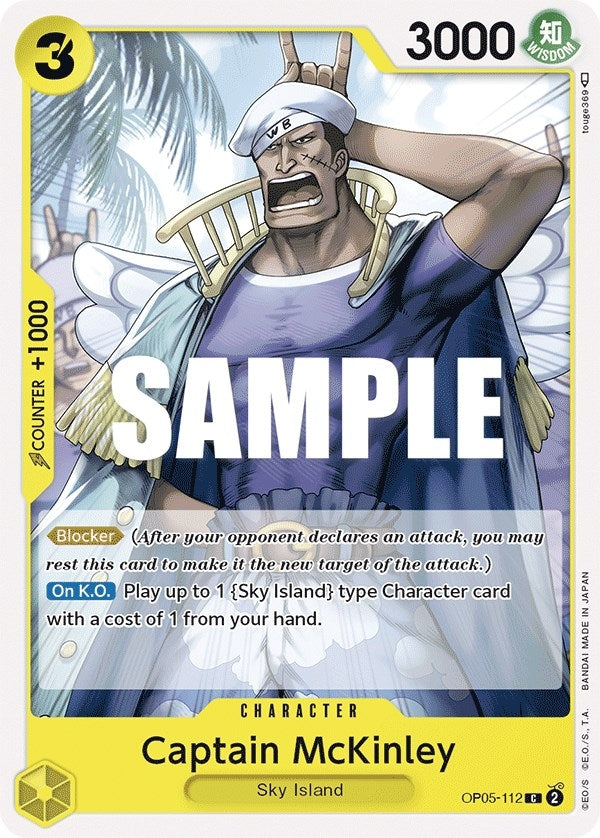 Image for Captain McKinley (OP05-112) - One Piece Card Game