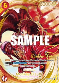 Monkey.D.Luffy (012) (Alternate Art) (Gold-Stamped Signature)