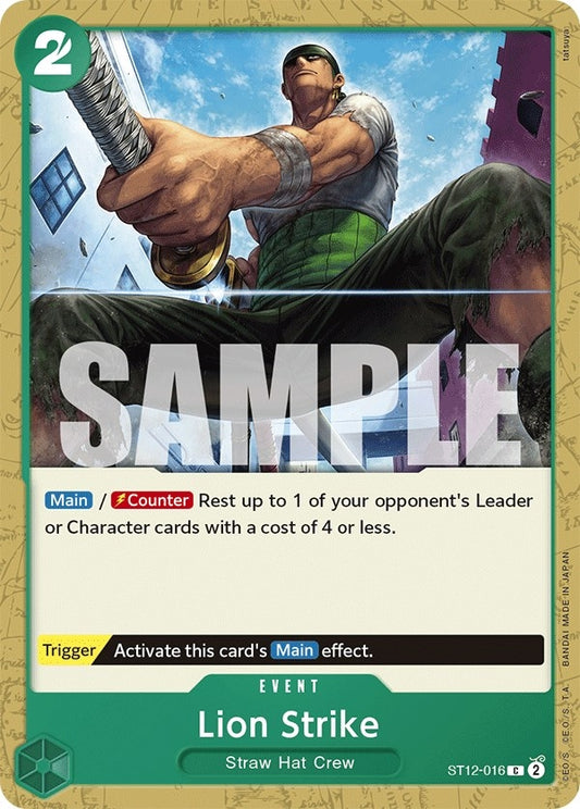 Image for Lion Strike (ST12-016) (ST-12) - One Piece Card Game
