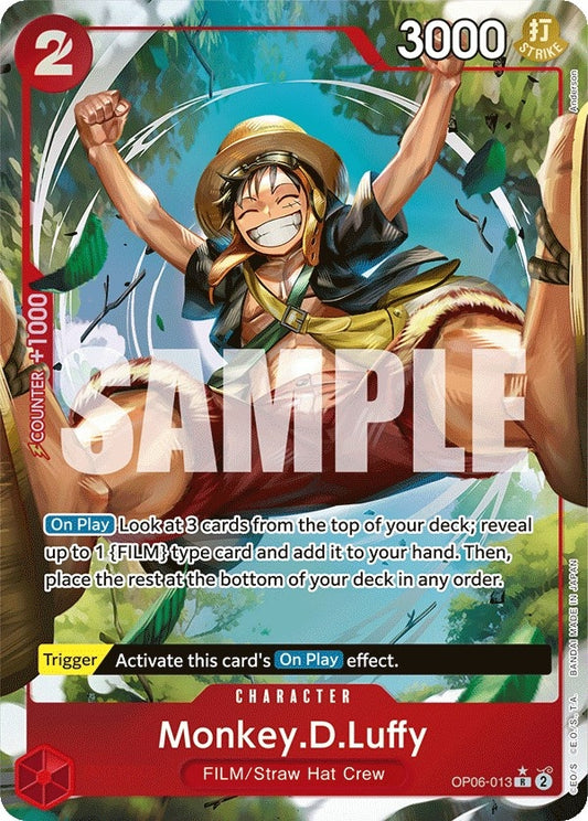 Image for Monkey.D.Luffy (Alternate Art) (OP06-013) - One Piece Card Game