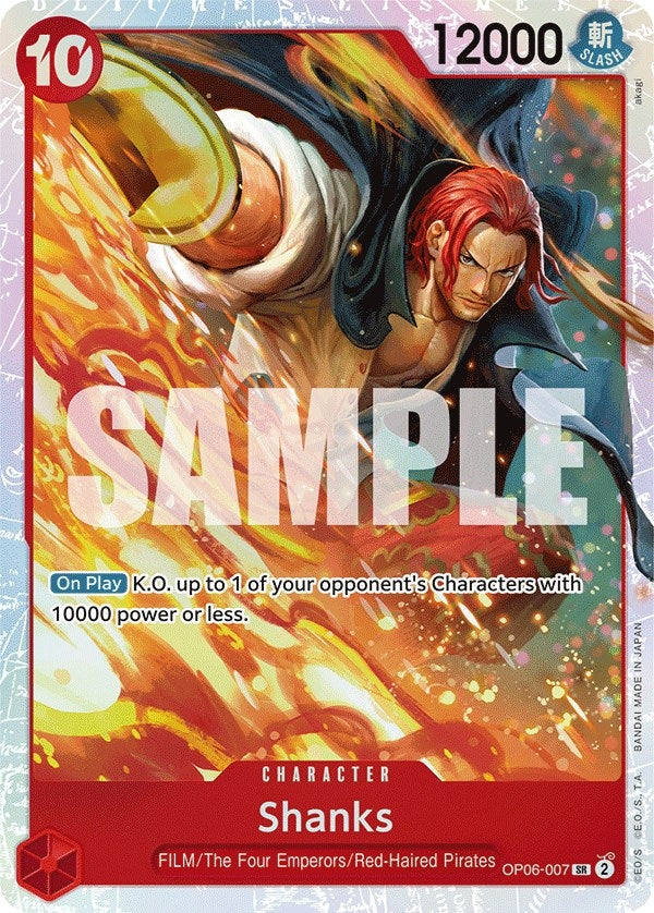 Image for Shanks (OP06-007) - One Piece Card Game