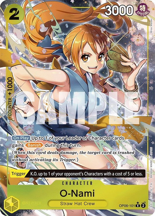 Image for O-Nami (Alternate Art) (OP06-101) - One Piece Card Game