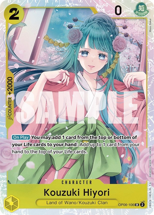 Image for Kouzuki Hiyori (OP06-106) - One Piece Card Game