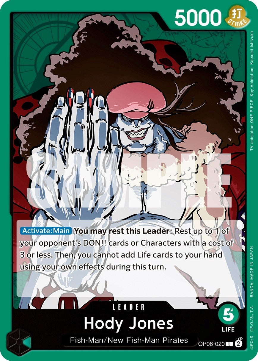 Image for Hody Jones (020) (OP06-020) - One Piece Card Game