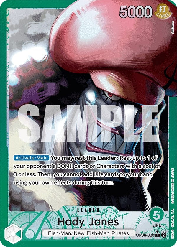 Image for Hody Jones (020) (Alternate Art) (OP06-020) - One Piece Card Game