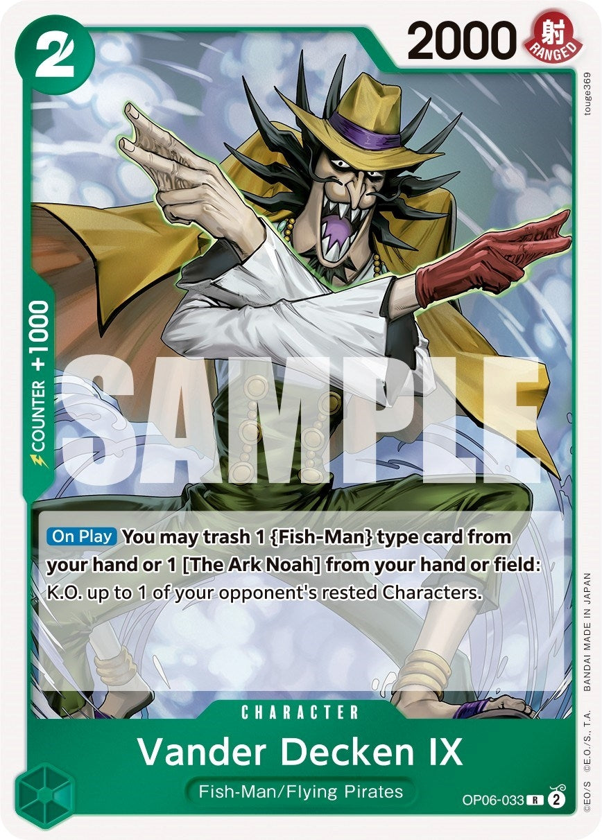 Image for Vander Decken IX (OP06-033) - One Piece Card Game