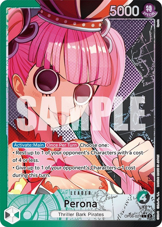 Image for Perona (021) (Alternate Art) (OP06-021) - One Piece Card Game