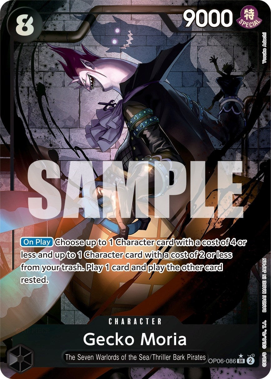 Image for Gecko Moria (086) (Alternate Art) (OP06-086) - One Piece Card Game