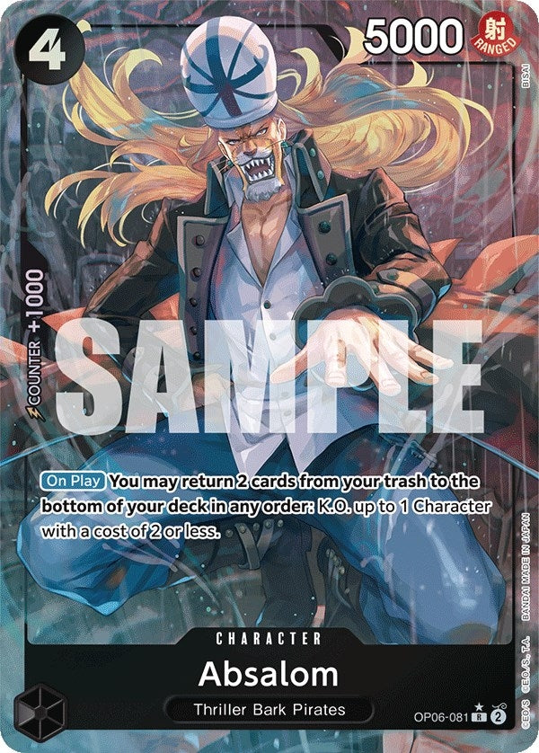 Image for Absalom (Alternate Art) (OP06-081) - One Piece Card Game