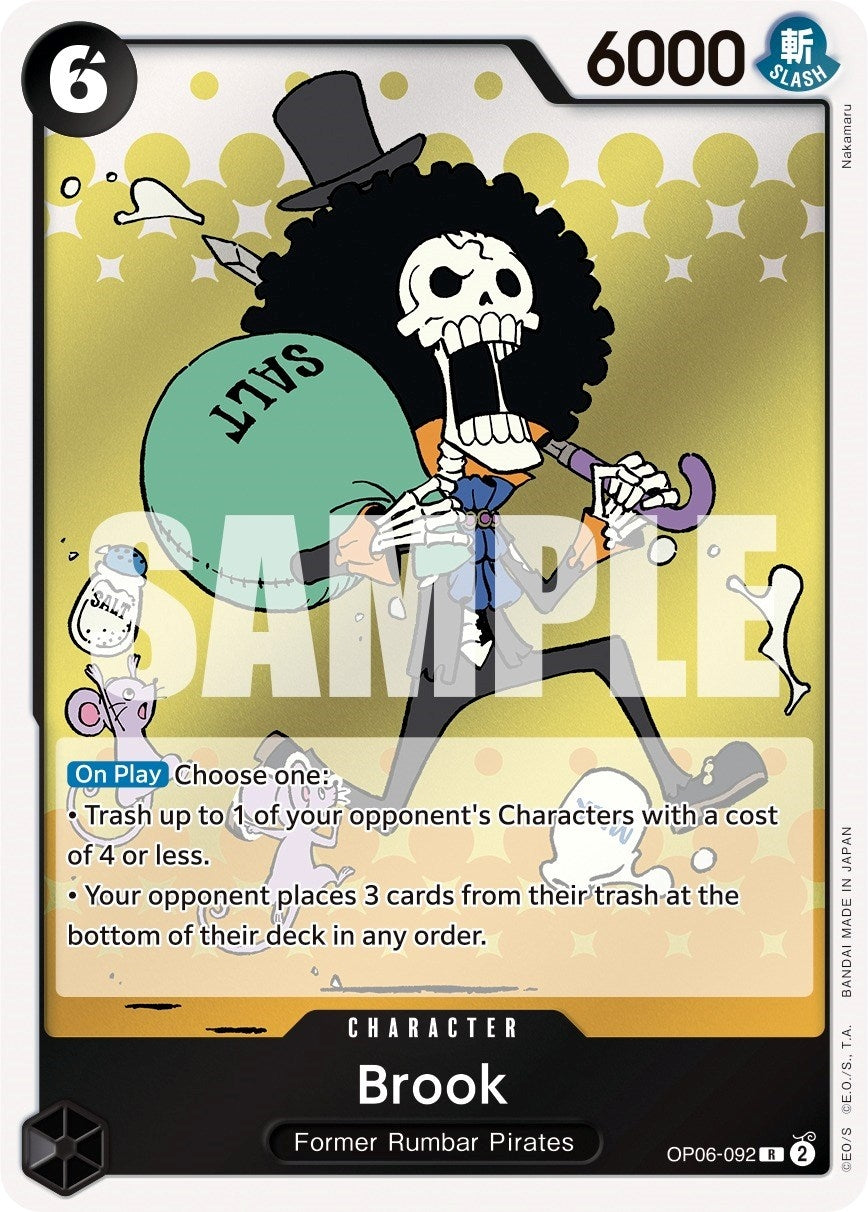 Image for Brook (OP06-092) - One Piece Card Game