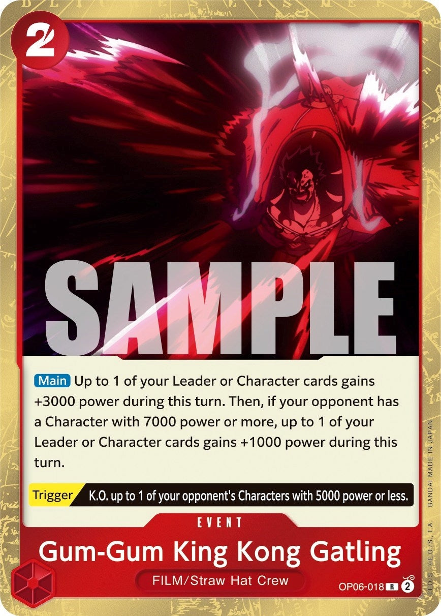 Image for Gum-Gum King Kong Gatling (OP06-018) - One Piece Card Game