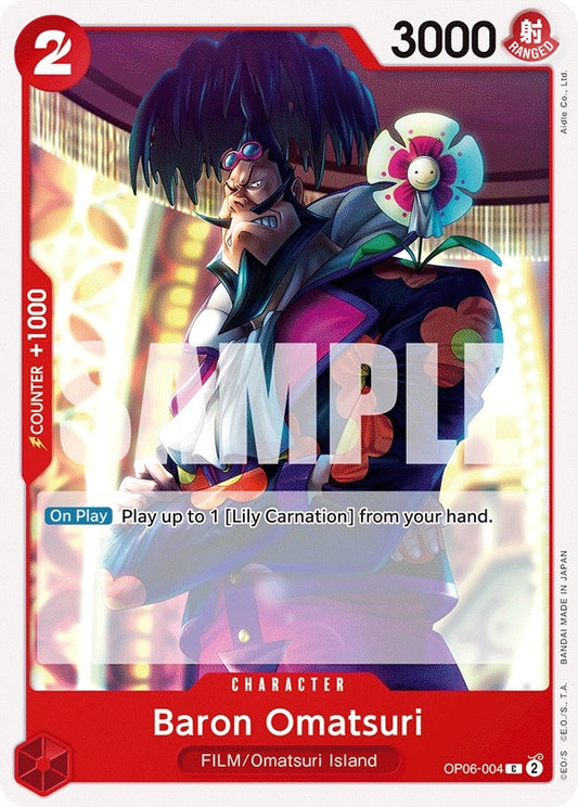 Image for Baron Omatsuri (OP06-004) - One Piece Card Game