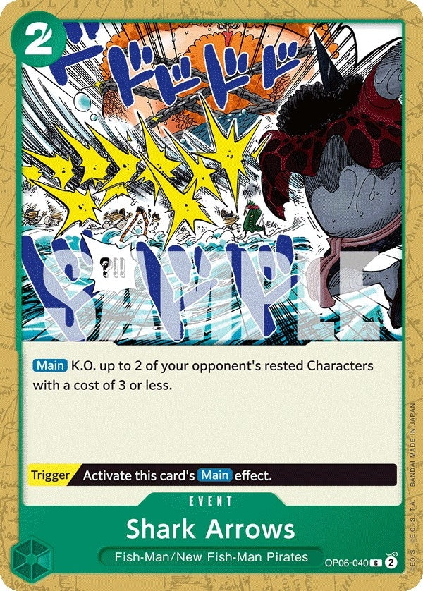 Image for Shark Arrows (OP06-040) - One Piece Card Game