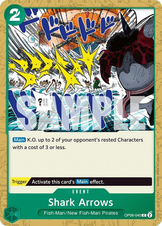 Image for Shark Arrows (OP06-040) - One Piece Card Game