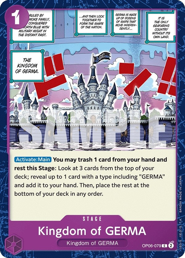 Image for Kingdom of GERMA (OP06-079) - One Piece Card Game