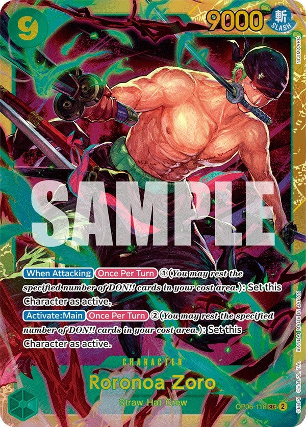 Image for Roronoa Zoro (OP06-118) - One Piece Card Game
