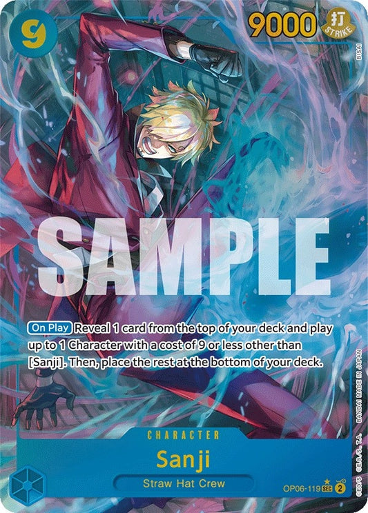 Image for Sanji (Alternate Art) (OP06-119) - One Piece Card Game
