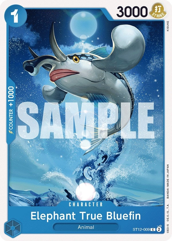 Image for Elephant True Bluefin (ST12-009) (ST-12) - One Piece Card Game