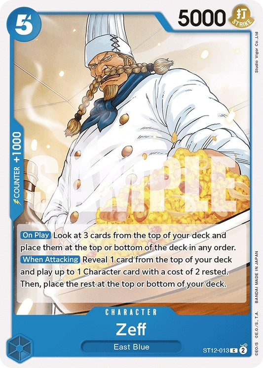 Image for Zeff (ST12-013) (ST-12) - One Piece Card Game