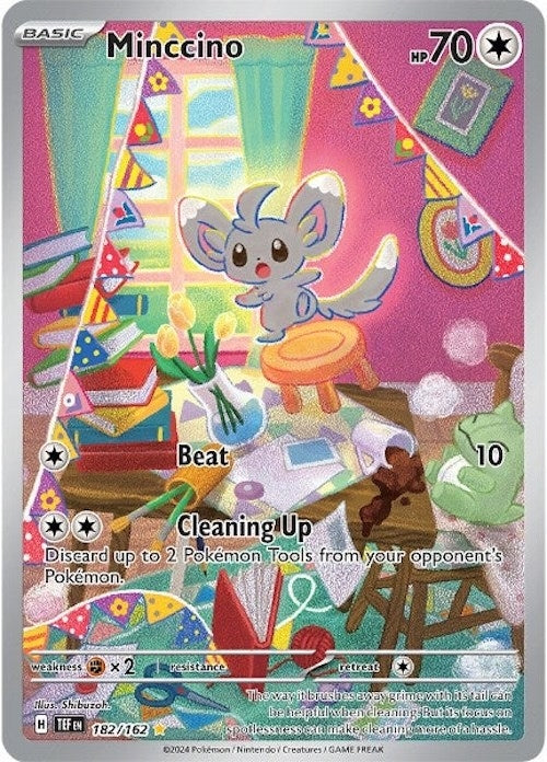 Image for Minccino (182/162) (TEF) - Pokemon