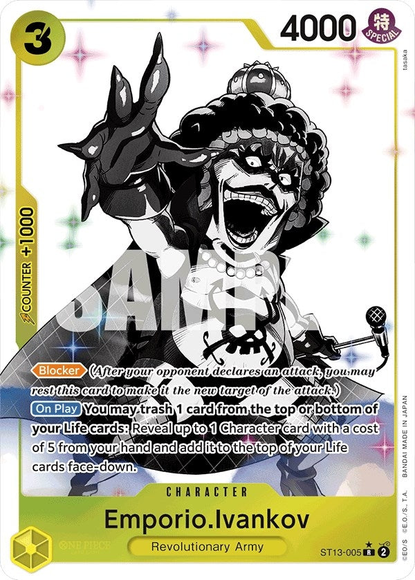 Image for Emporio.Ivankov (Parallel) (ST13-005) - One Piece Card Game